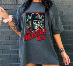 Invisible Man Shirt, Classic Monsters Movie Style Tee, Vintage Horror Apparel