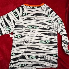 Way to Celebrate! Men’s Halloween DADCULA Long Sleeve T-Shirt White L