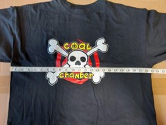 Coal Chamber Shirt XL Blue Grape Skull And Cross Bones Rare