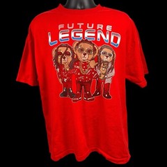 Vtg Migos Takeoff Future Legend Cool Graphic Short Sleeve Red T-Shirt Size XL