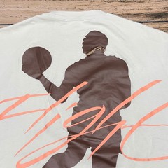 Jordan Flight T-Shirt Mens 2XL Light Bone Graphic Basketball Tee DH3610-072