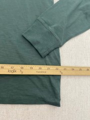 J.Crew Henley T-Shirt Mens XL Green Long Sleeve Button Front Cuff Pullover NWT
