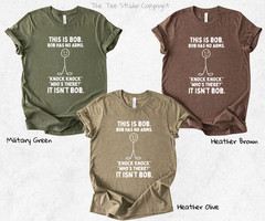 Silly Funny This Is Bob. Bob Has No Arms T-shirt Sarcastic Gifts Funny Shirt