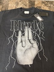 Rhude Shocker Tshirt Black Brand New XS
