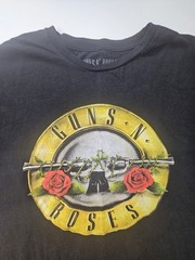Guns N’ Roses Black Graphic Print 100% Cotton Band T-shirt Size XL