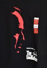 Men’s The Godfather Graphic T-Shirt Short Sleeve Crew Neck MEDIUM Black NEW