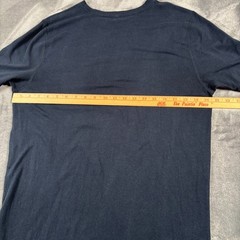 Vuori Shirt Men Medium Blue Tuvalu Lightweight Training Stretch Pima Cotton V101