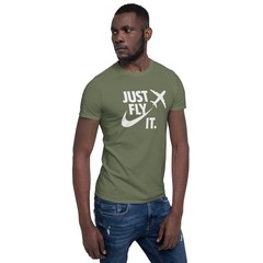 Just Fly It shirt, pilot shirt pilot gift Multiple Color Options