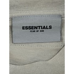 Fear of God Essentials Tan Beige Long Sleeve Tee Neutral Chest Logo Men’s Small