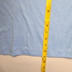 Vintage Mens Turtleneck Shirt Blue Long Sleeve Made in USA Small 90s VTG