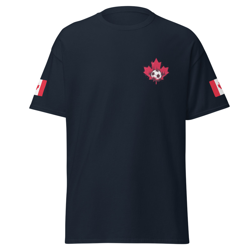 Canada Fifa World Cup T-Shirt – Soccer – Football – Fan Gift – with side flags