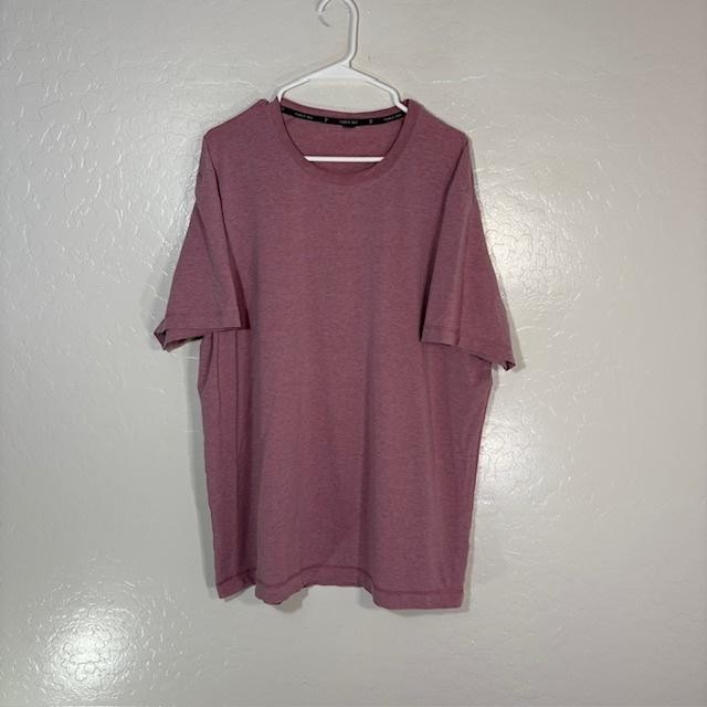 Public Rec Shirt Mens 2XL Pink Stretch Pima Cotton Tencel Crewneck Tee Casual