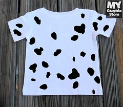 Dalmatian Costume Dalmatian Dog T-shirt Halloween Dog Outfit Funny Dog Lover Tee