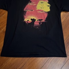Disney The Lion King Simba Mufasa Sunset Art T-shirt Fruit of the Loom Shirt XL