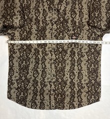 Dickies Button Up Mens Long sleeve Shirt Digital Snake Skin Camo Size XL