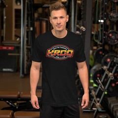 KROQ LOGO T-SHIRT FUNNY AMERICAN Tee S M L XL 2XL 3XL 4XL 5XL