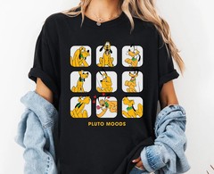 Disney Pluto Dog Moods Shirt, Mickey And Friends , Disneyland Family
