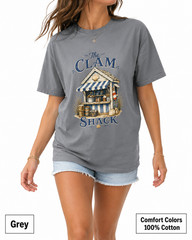 Clam Shack Shirt, Comfort Colors Coastal Tee, New England Beach Town Gift