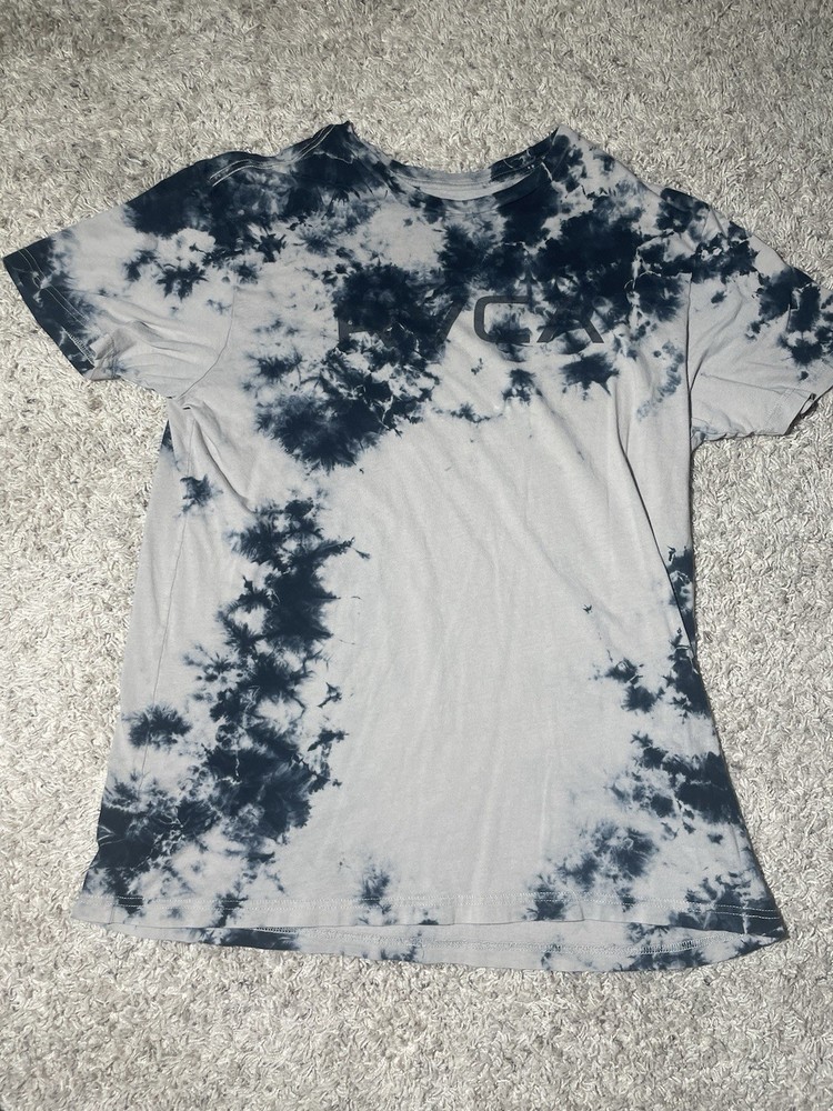 RVCA T Shirt Rare Vintage Grail XL Crystal Acid Wash Tie Dye Trippy Distressed