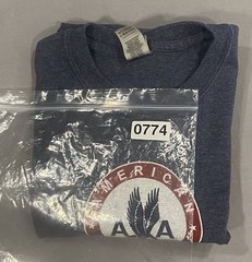 American Airlines Men’s T-shirt M Blue Private Label Ultra Cotton Blend Retro