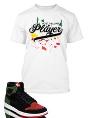 MVP Graphic Sneaker Tee shirt Match J1 High Flyknit BHM Pro Club Shaka Big Tall