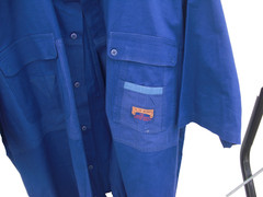 NWT Color Works S/S Dress Shirt W/Pocket’s Sz 3 X Dark Blue Free S/H