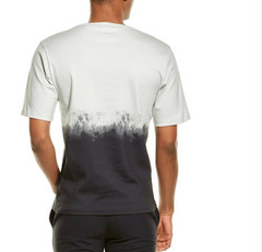 NWOT Theory Casey Dip Dye Gray Colorblock T-Shirt Men’s Size XXL