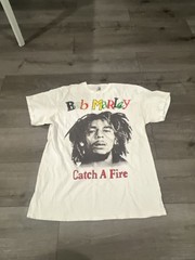 Zion Rootswear Bob Marley Catch A Fire Graphic T-Shirt