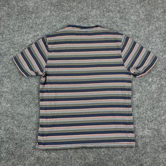 Goodthreads T-Shirt Men’s XL Blue Striped Pocket Crew Neck Short Sleeve Casual