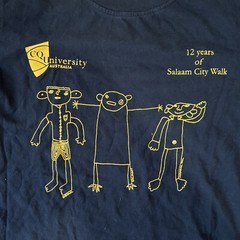 CQUniversity Australia Shirt M – 12 yrs of Salaam City Walk Dehli India🚶