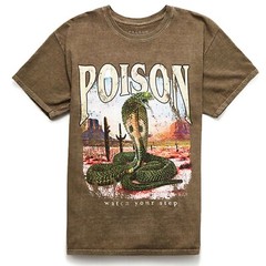 Pacsun Poison Watch Your Step Vintage Men’s T-Shirt Size Large – NWT