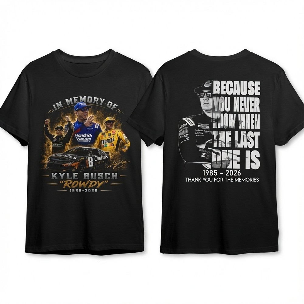 Kyle Busch #8 Memorial Shirt Racing Legend Tribute Fan Tee Unisex