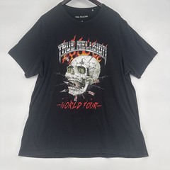True Religion – World Tour- Skull Tee Shirt Men’s XXL 100% Cotton