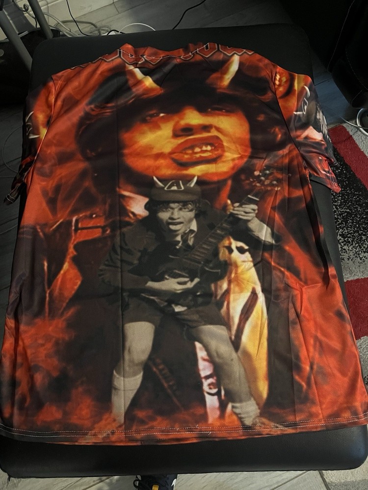 AC/DC Shirt XXL 3D Angus Young