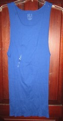 Fruit Of The Loom New Mens Tank Top Ribbed Knit Shirt Cotton Blue Sleeveless 3XL