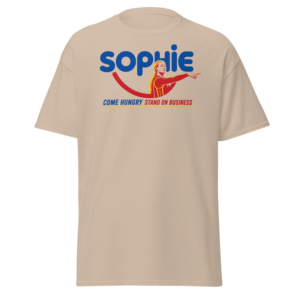 Funny Sophie Cunningham Shirt Indiana Basketball Stand on Business Finger Point