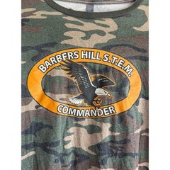 Vintage Barrers Hill S.T.E.M Commander Camo Eagle Graphic T Shirt Medium