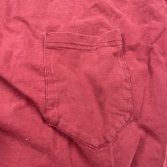 Vintage Fruit Of The Loom Blank Red T Shirt Pocket XL Cotton Easy To Wear