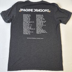 Imagine Dragons Evolve Tour Mens Medium T-Shirt Dark Gray 2018 Concert