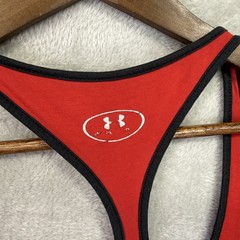 UNDER ARMOUR Bruce Lee Tank Top Womens XL Red Roots Of Fight Racerback Loose