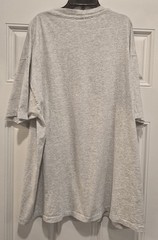 Hanes Heavyweight Cotton Shirt XXL Gray Blank Single-Stitch