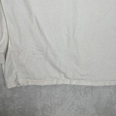 Vintage Navy Long Sleeve T-Shirt Mens XL White Mock Neck Made USA 90s