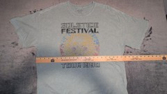 Solstice Festival Shirt Mens XL Green Tour 1990 Graphic Music Tee Mighty Fine