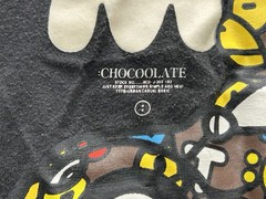 Black Chocolate Shirt Mens Black Baby Milo Bathing Ape Graphic Tee Shirt Large
