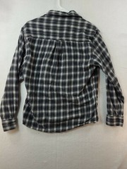 Field & Stream Mens Medium Gray Plaid Long Sleeve Flannel Shirt