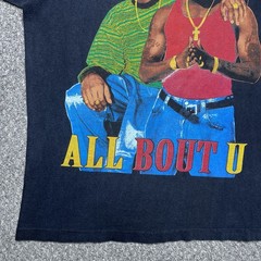 Vintage 1990s Snoop Dogg Tupac 2 Of Amerikaz Most Wanted Rap Tee T-Shirt Sz L