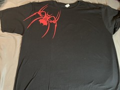 NEW Spikes Tactical 3XL T Shirt Black w/ Red Spider ** 3X **