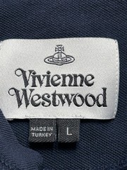 Vivienne Westwood Embroidered Logo Orb T-Shirt Blue Size L