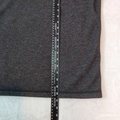Eddie Bauer Mens XL Charcoal Gray Fleece Lined Waffle Knit Henley Shirt