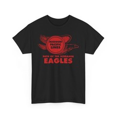 Missouri Pacific Lines Screaming Eagles Railroad Logo Vintage T-Shirt